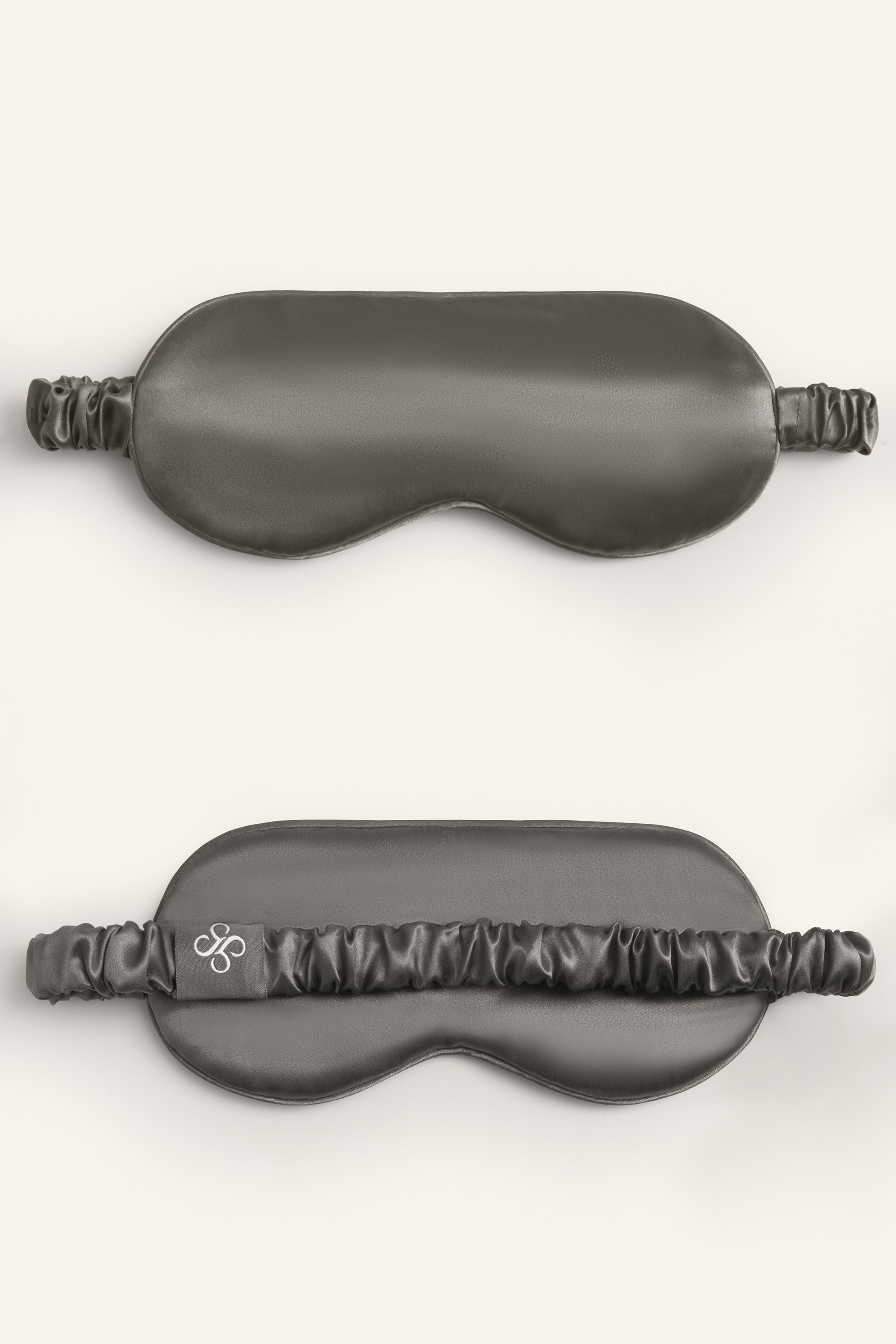 Dark gray silk sleep mask – soft & breathable mulberry silk eye mask for restful nights