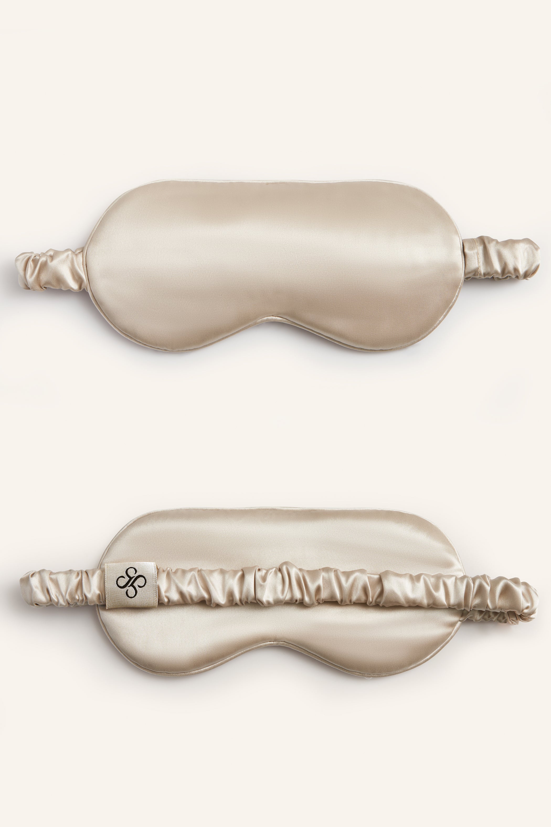 Champagne silk sleep mask – soft & elegant silk mask for beauty sleep