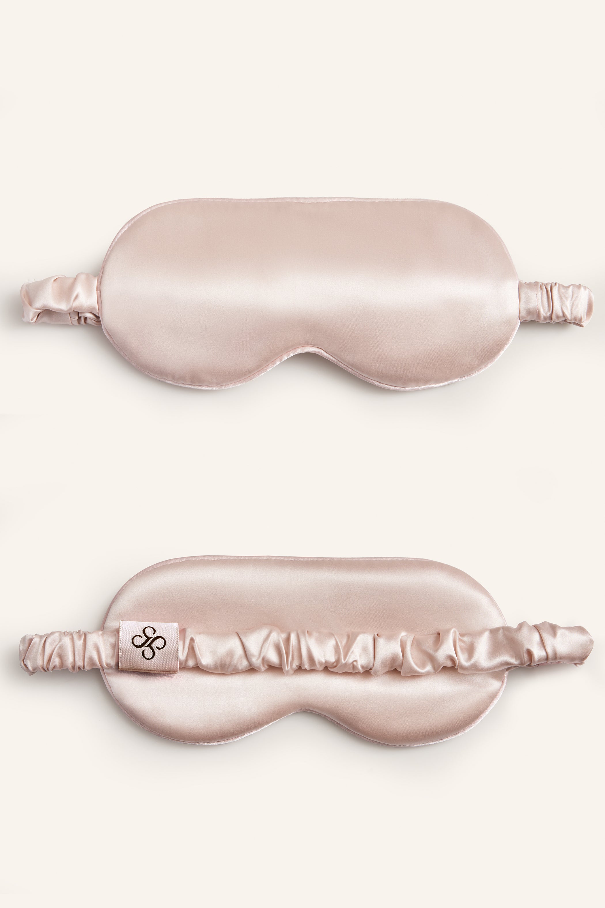 Pink silk sleep mask – soft and adjustable mulberry silk mask for beauty rest