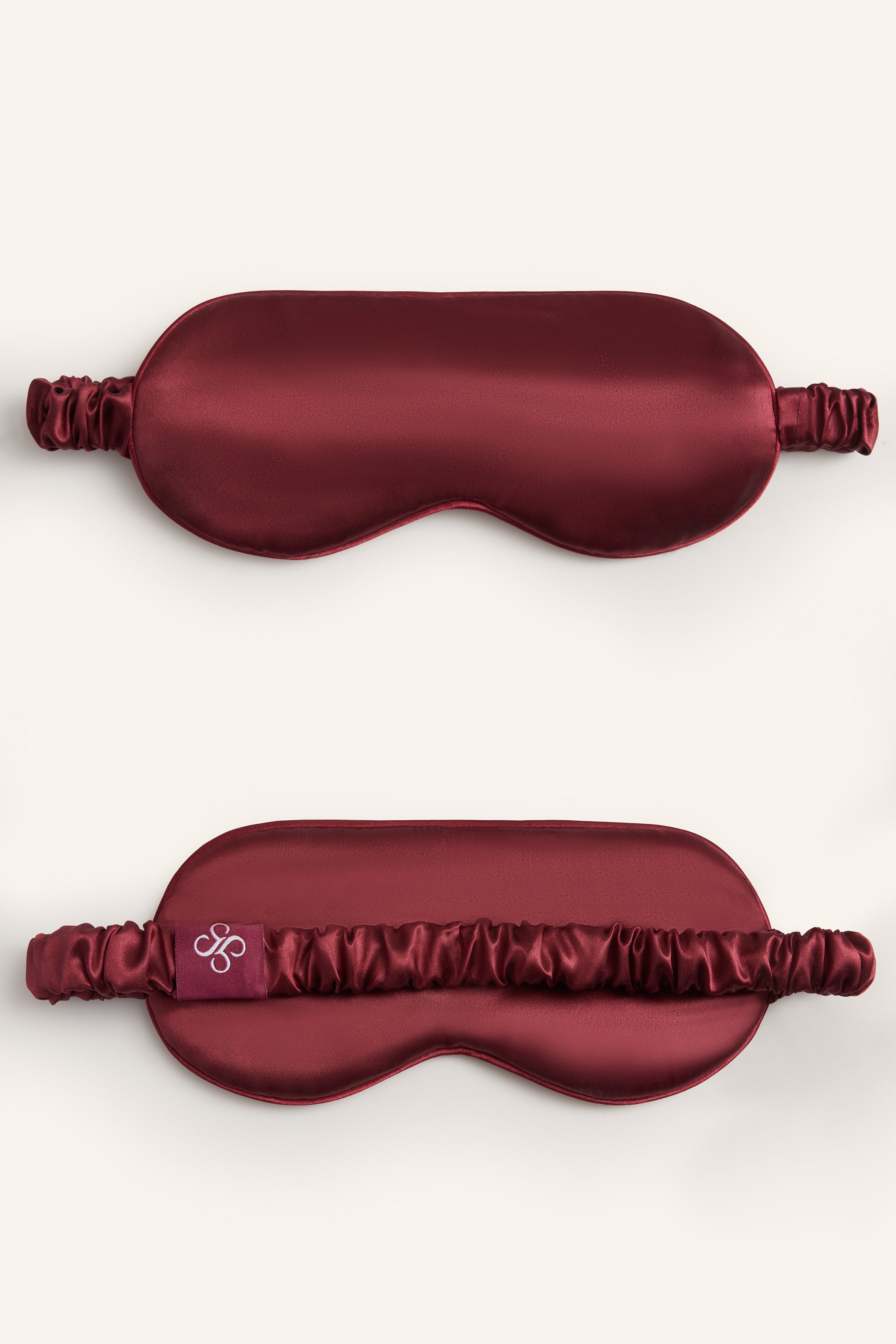 Burgundy red silk sleep mask – soft & elegant mulberry silk mask for sleep