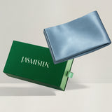Gift box with haze blue silk mulberry pillowcase
