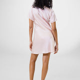Women’s Silk Lounge Night Dress in Pale Pink