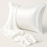 Mulberry Silk Pillowcase 19 Momme – White Envelope Style – King