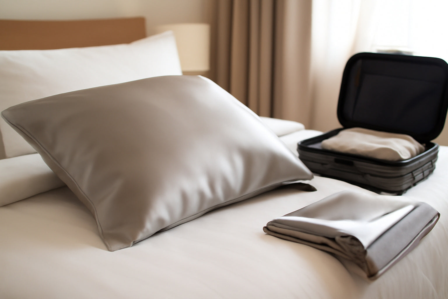 Silk Pillowcase With Zipper