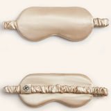 Luxury Silk Lace Slip Dress & Eye Mask Gift Set for Women – Champagne