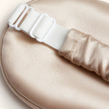 Luxury Silk Camisole Pajama Set & Eye Mask – 100% Mulberry Silk Christmas Gift for Her | Champagne