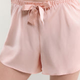 Luxury Silk Camisole Pajama Set & Eye Mask – 100% Mulberry Silk Christmas Gift for Her | Pale Pink