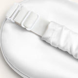 100% Mulberry Silk Short Slip Dress & Eye Mask – Luxury Gift for Her | White