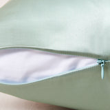 Matcha silk pillow case – hidden zipper silk pillowcase for hair, breathable and soft
