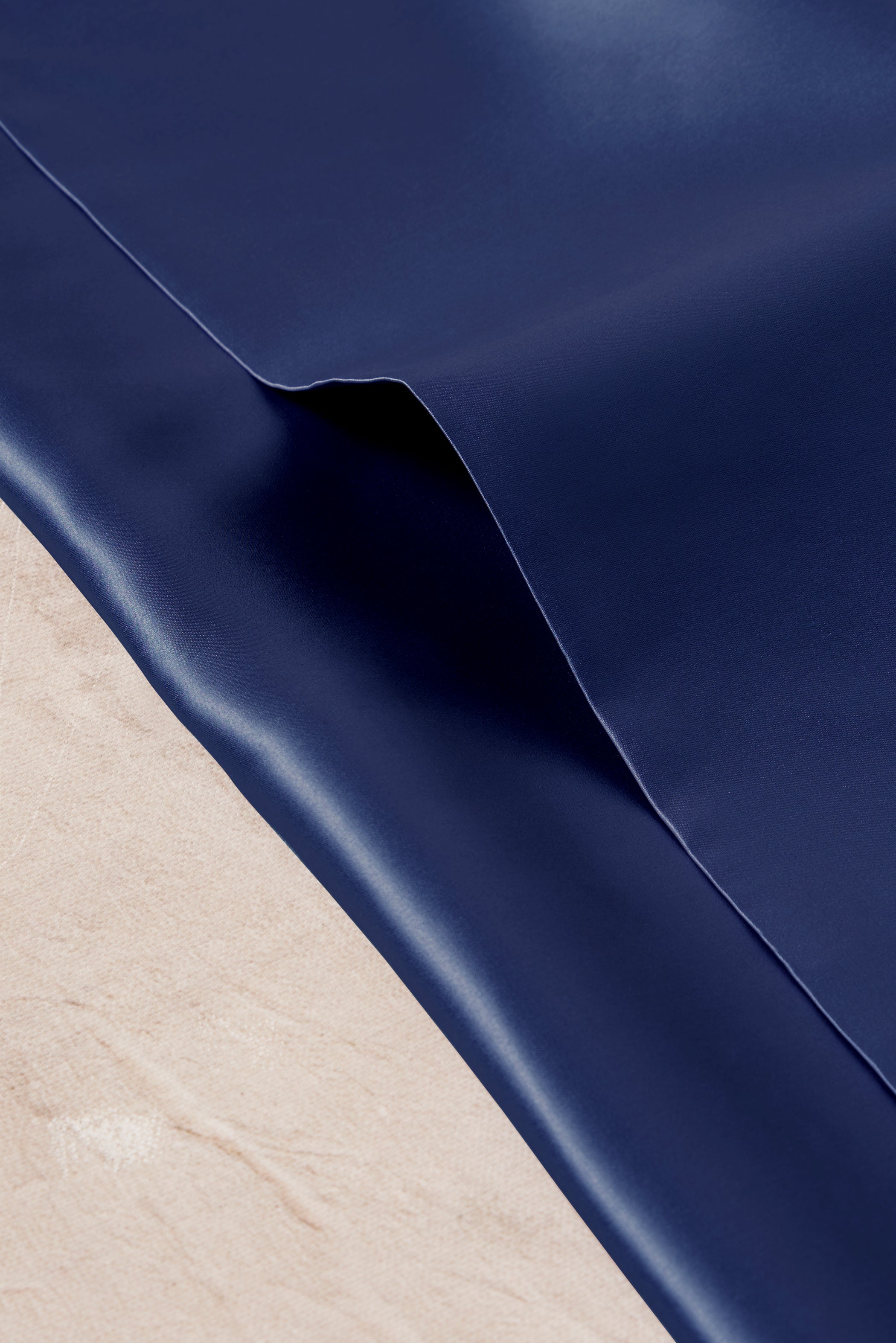Pure silk pillowcase – navy blue silk pillowcase for curly hair