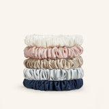 Skinny Silk Scrunchie – Ultra-Thin Elegance