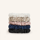 Skinny Silk Scrunchie – Ultra-Thin Elegance