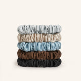 Skinny Silk Scrunchie – Ultra-Thin Elegance
