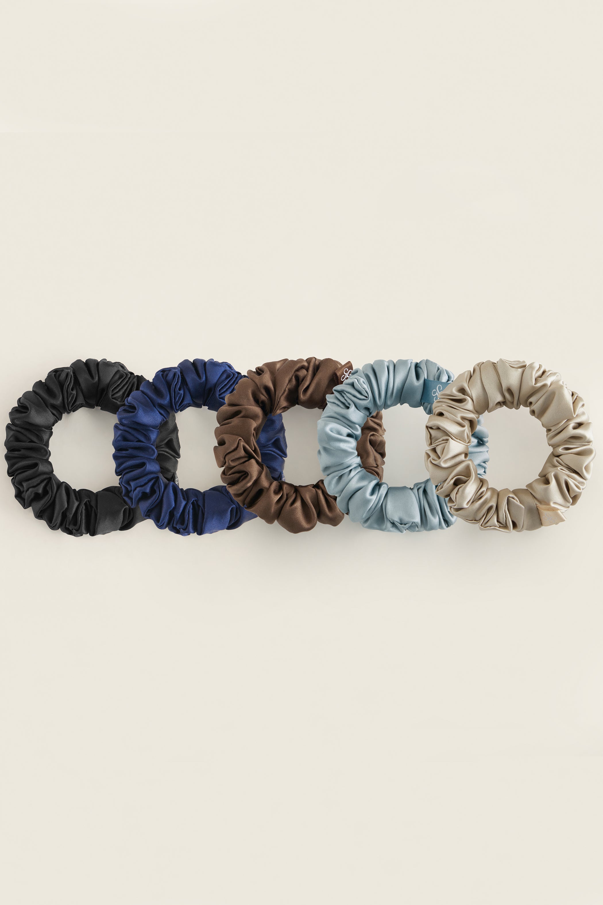 Small Silk Scrunchie – Subtle Sophistication